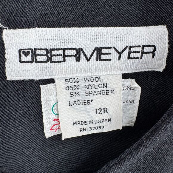 OBERMEYER Black Snow Ski Suit Stirrup Jumpsuit Bib Size 12 - Picture 8 of 8